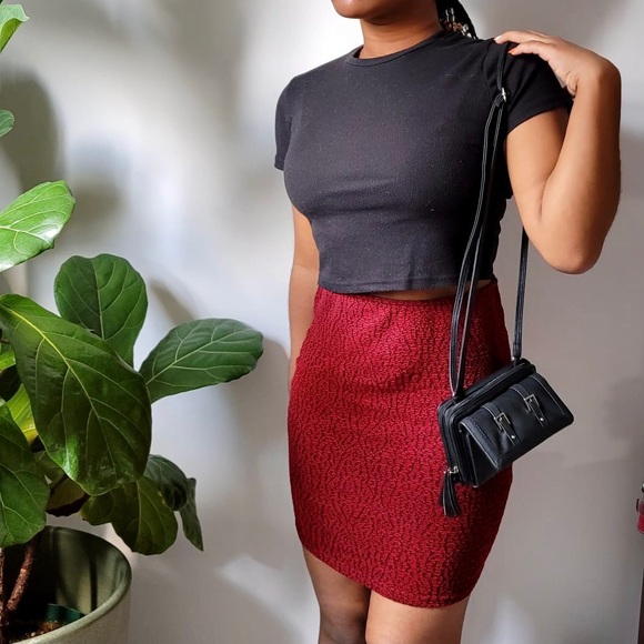 Cute Red Skirt from Forever 21 - Picture 4 of 4
